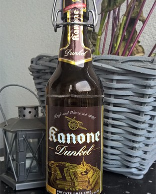Kanone Vollbier Dunkel